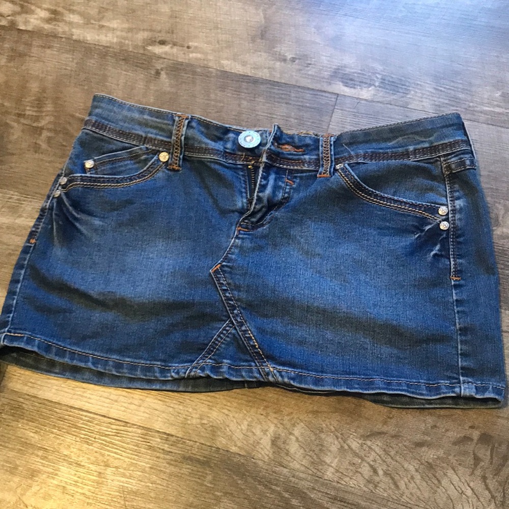 Nissi Jeans Mini  skirt (A002)